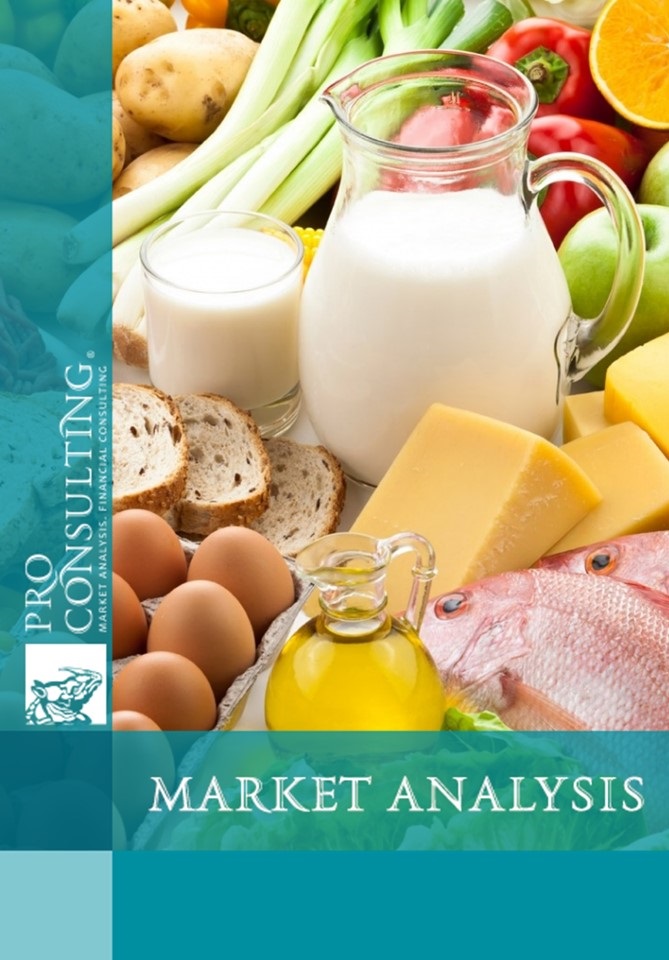 Market research report on players of certain sectors of the food industry in Ukraine for 2014